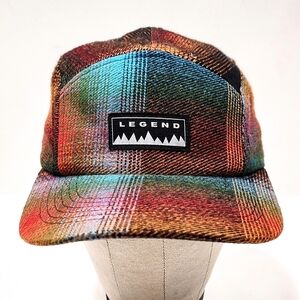 LEGEND Headgear Durango Camper Hat Cap Colorful Plaid Flannel Unisex Adjustable